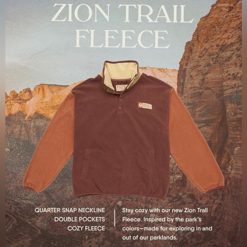 Parks Project Acadia Recycled Polar Trail Fleece